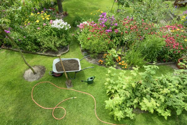 Flower Bed Construction in Leander