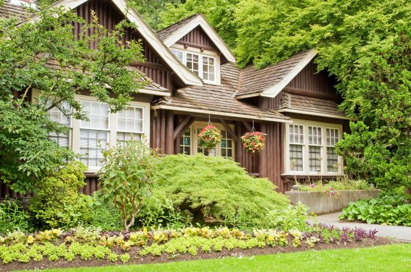 Log Home Landscaping in Leander