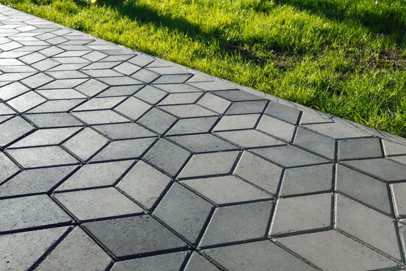 Paver Patio with Elegant Pattern